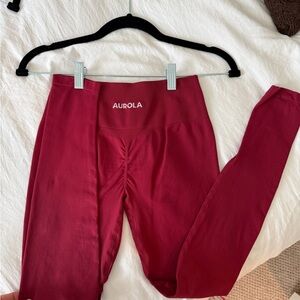 AUROLA Women's Red Leggings